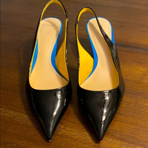 Zara Shoes - Zara black flats Size 10/40